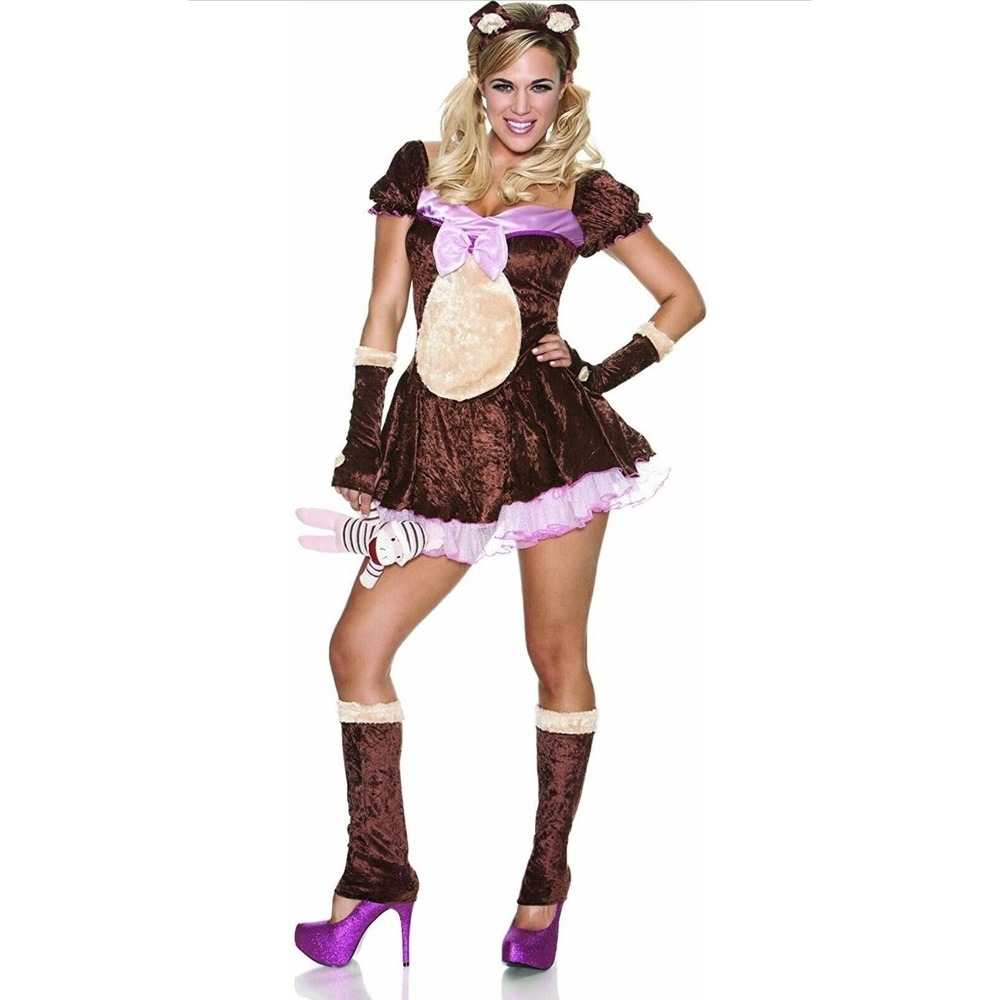 Delicious Sexywear Halloween Beary Cute Teddy Bear Dress Costume - Size XS (0-2)